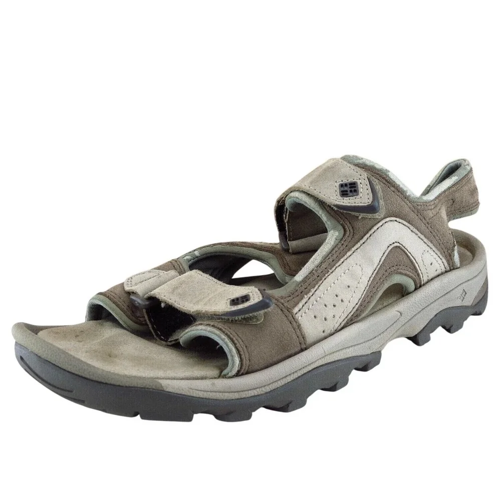 Columbia Size 10 M Women Sandal Sport Sandals Brown Leather Crescent‎ Trail